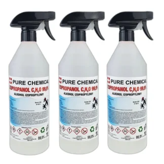 Isopropyl Alcohol IPA 99.9% 3x 1L Isopropanol Cleaner for LED LCD Spray — zdjęcie 1